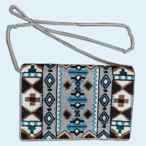 St Xavier Beaded Bag with Chain